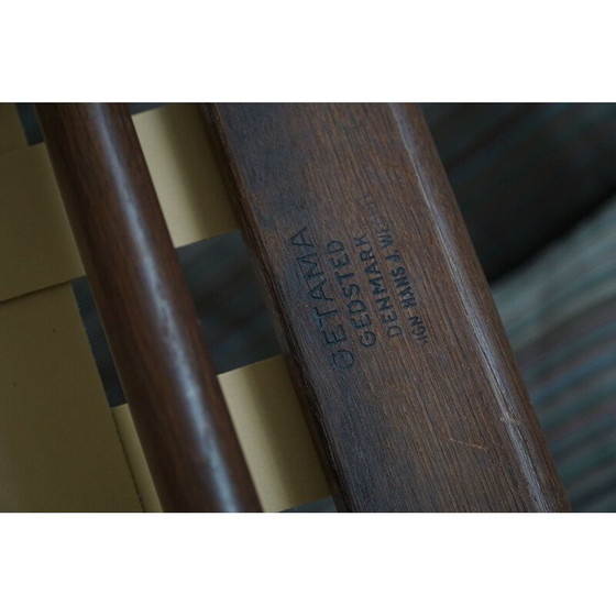 Image 1 of Ein Paar Vintage-Sessel aus Savak-Wolle von Hans J. Wegner für Getama