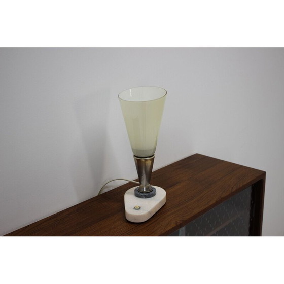 Image 1 of Vintage-Tischlampe aus Marmor, 1960