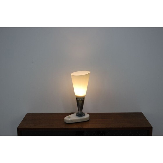 Image 1 of Vintage-Tischlampe aus Marmor, 1960