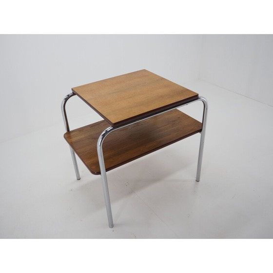 Image 1 of Vintage-Konsole aus Holz und Chrom