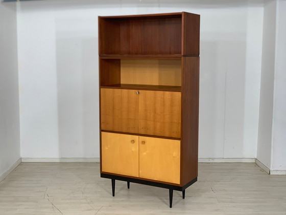 Image 1 of Mid century highboard schrank sekretär vintage