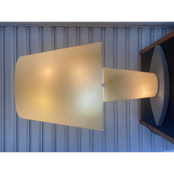 Image 1 of Vintage-Tischlampe 2850 aus sandgestrahltem Glas von Daniela Puppa für Fontana Arte, Italien 1991er