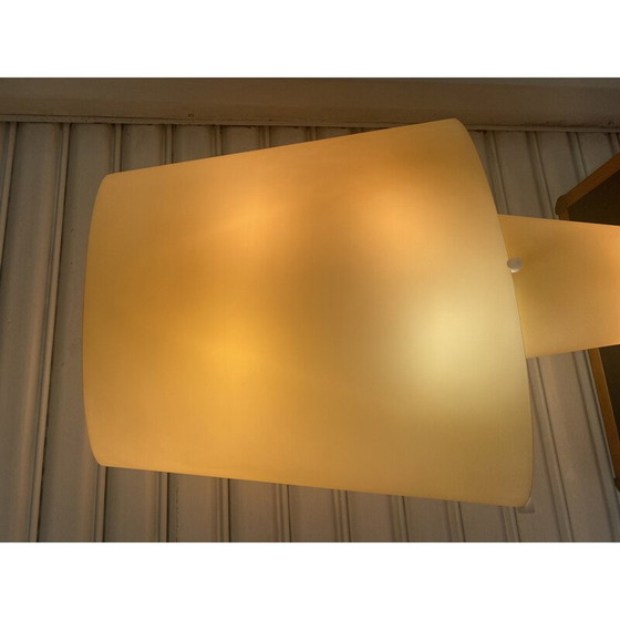 Image 1 of Vintage-Tischlampe 2850 aus sandgestrahltem Glas von Daniela Puppa für Fontana Arte, Italien 1991er