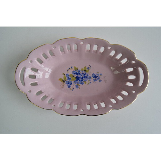 Image 1 of Schale aus rosa Porzellan von Pirken Hammer, Tschechoslowakei 1980