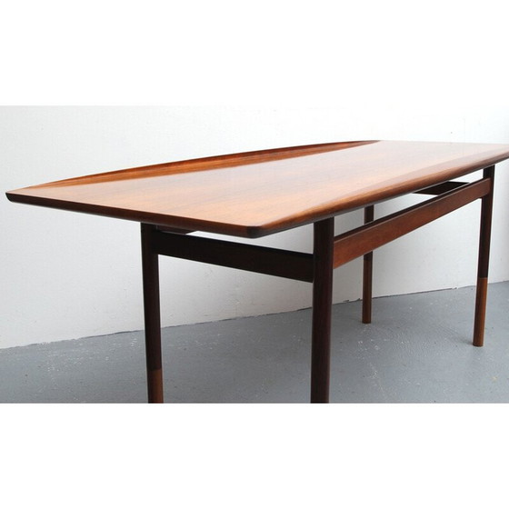 Image 1 of Vintage Couchtisch aus Palisanderholz von Grete Jalk für Poul Jeppesen, 1960