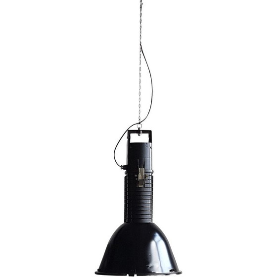 Image 1 of Industrielle Fabriklampen von Polam Elgo, 1980