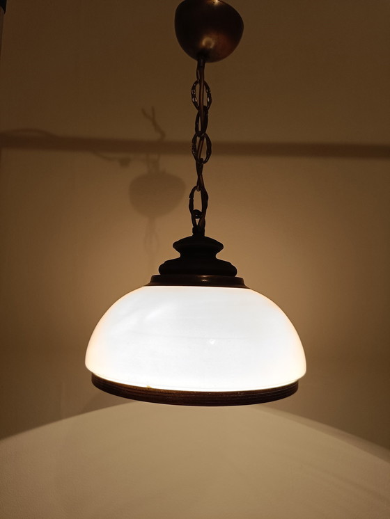 Image 1 of Hängeleuchte Opaline Weiß