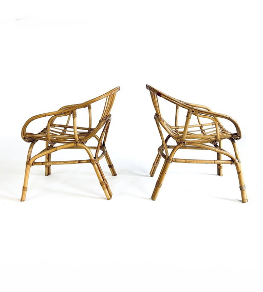 2X Vintage Sessel, Rohé Noordwolde '60