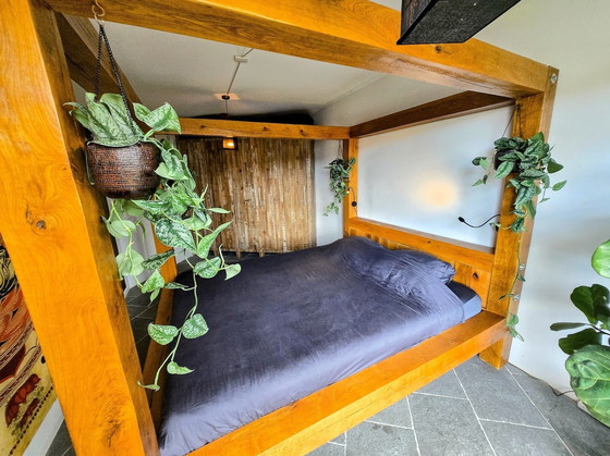 Image 1 of Massivholz Eiche King-Size Heavenly Bett