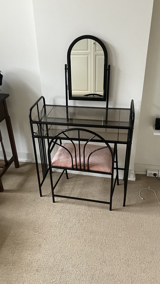 Image 1 of Hollywood Regency Schminktisch-Set inkl. Hocker