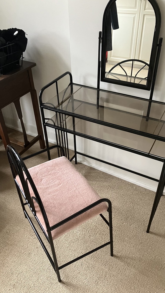 Image 1 of Hollywood Regency Schminktisch-Set inkl. Hocker