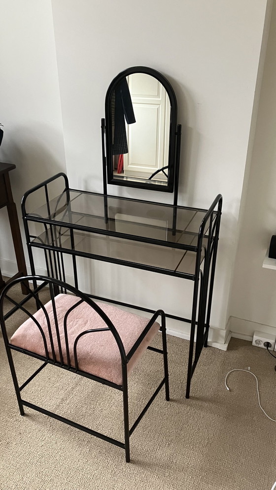 Image 1 of Hollywood Regency Schminktisch-Set inkl. Hocker