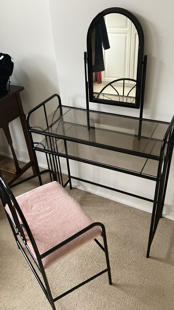 Image 1 of Hollywood Regency Schminktisch-Set inkl. Hocker