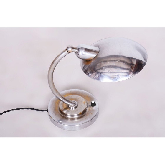 Image 1 of Alte Bauhaus-Tischlampe aus Chromstahl von Franta Anyz, Tschechoslowakei 1920
