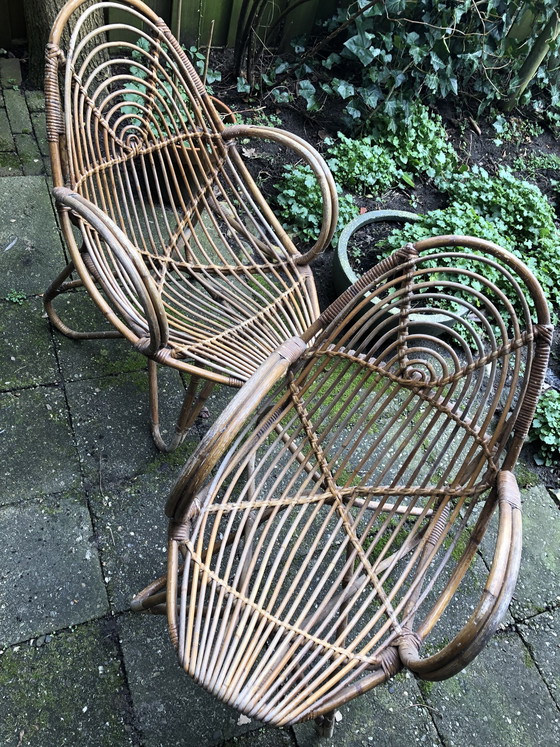 Image 1 of Vintage Rattan Stühle