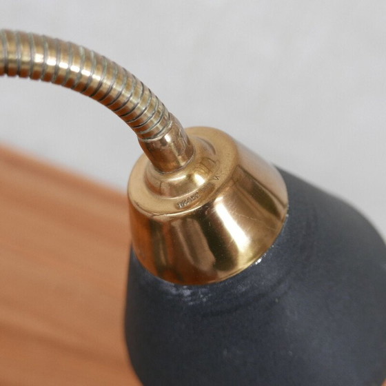 Image 1 of Paar alte Lampen aus Messing und lackiertem Metall, Schweden 1960