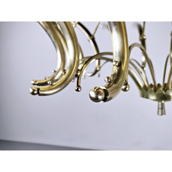Image 1 of Vintage Kronleuchter Italienisch 1950er Jahre