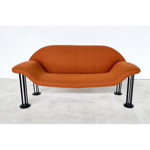 Altes Stoffsofa von Burkhard Vogtherr für Hain + Tohme, 1980