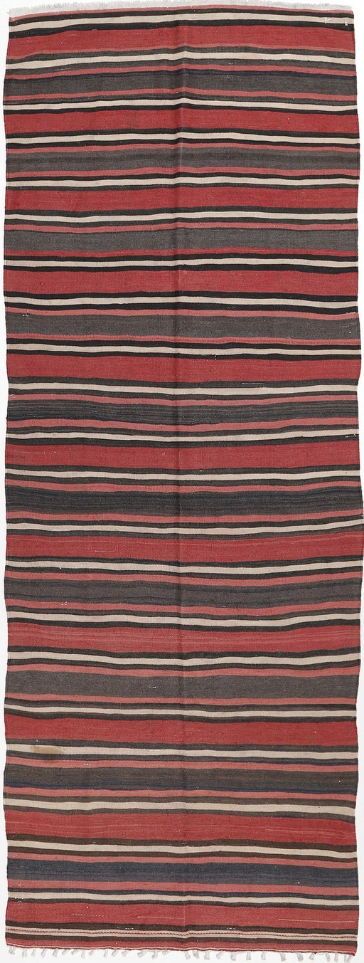 Original Modern Style Kelim Deko Design 410 X 145 Cm