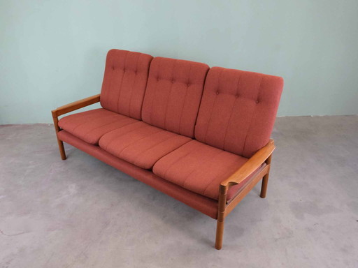 Vintage danish 3-Seater Midcentury 50er 60er 70er Teak