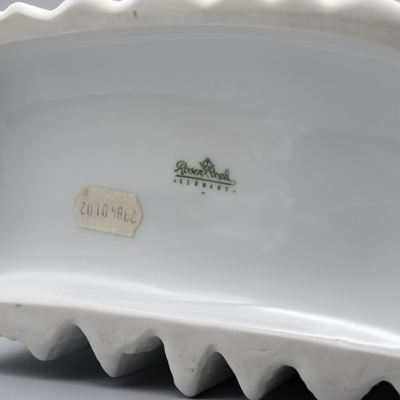 Image 1 of XXL 42 CM Bodenvase Martin Freyer Rosenthal Studio-Line Biskuit Porzellan Plissé