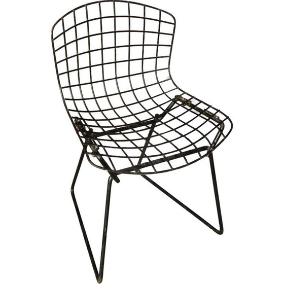 Image 1 of Alter Stahlstuhl von Harry Bertoia für Knoll International, USA 1952