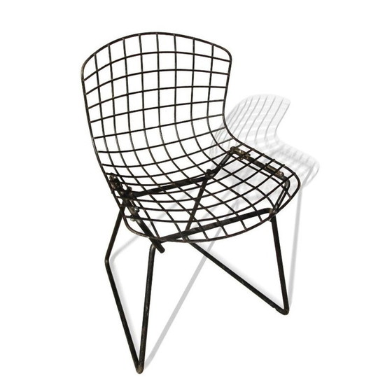 Image 1 of Alter Stahlstuhl von Harry Bertoia für Knoll International, USA 1952