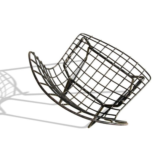 Image 1 of Alter Stahlstuhl von Harry Bertoia für Knoll International, USA 1952