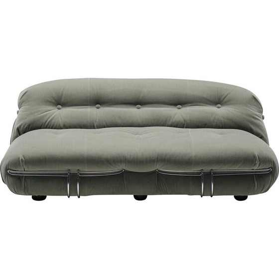 Image 1 of Mid Century Zweisitzer-Sofa Soriana von Afra und Tobia Scarpa für Cassina, 1970er Jahre