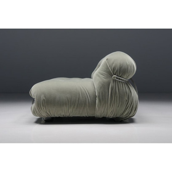 Image 1 of Mid Century Zweisitzer-Sofa Soriana von Afra und Tobia Scarpa für Cassina, 1970er Jahre