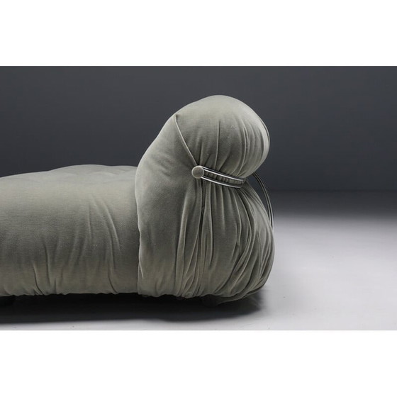 Image 1 of Mid Century Zweisitzer-Sofa Soriana von Afra und Tobia Scarpa für Cassina, 1970er Jahre