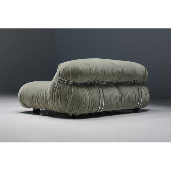 Image 1 of Mid Century Zweisitzer-Sofa Soriana von Afra und Tobia Scarpa für Cassina, 1970er Jahre