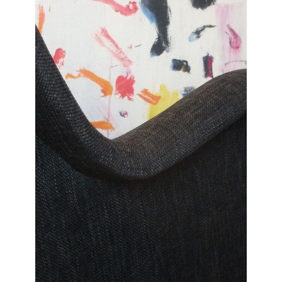 Image 1 of Vintage restaurierter dunkler Sessel - 1950er Jahre