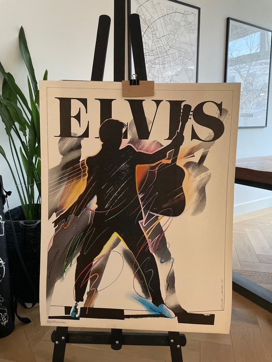 Image 1 of R.Szaybo, Elvis Presley, 1985, Wda Offset, Originalplakat