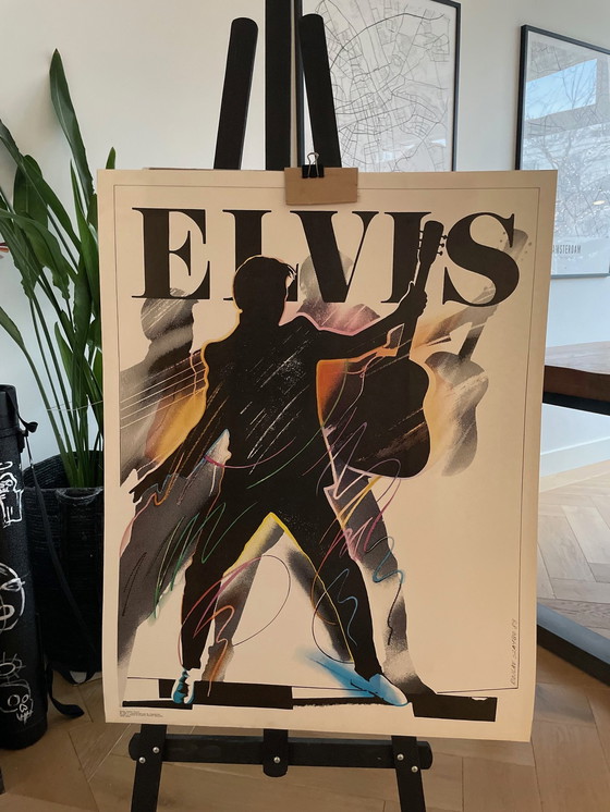Image 1 of R.Szaybo, Elvis Presley, 1985, Wda Offset, Originalplakat