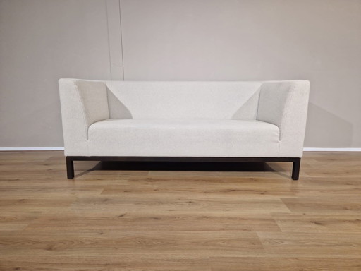 Gelderland 6301 Weiß Creme 2,5-Sitzer Sofa Stoff Jan des Bouvrie