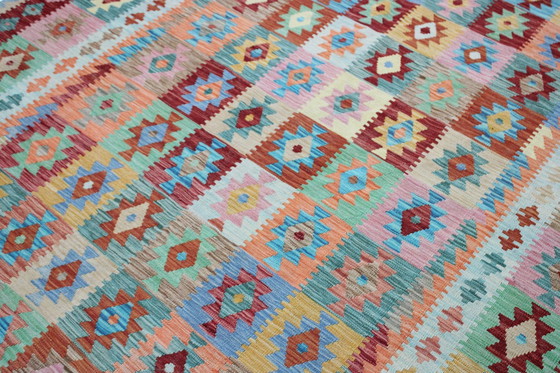 Image 1 of Original Old Style Kelim Afghan 294 X 203 Cm Top Zustand