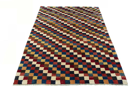 Image 1 of 230 X 155 Cm Handgeknüpfter Gabbeh Nomaden Teppich Aus Wolle