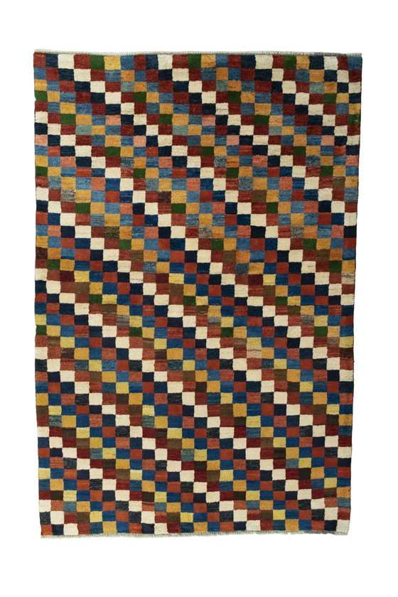 Image 1 of 230 X 155 Cm Handgeknüpfter Gabbeh Nomaden Teppich Aus Wolle