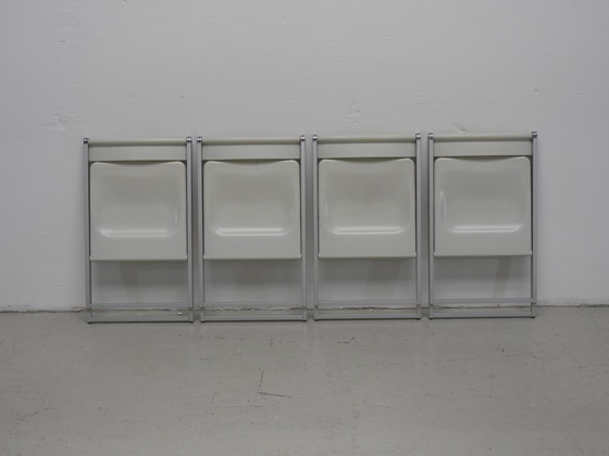 Image 1 of 4x Klappstuhl von Team Form Ag für Interlubke, 1971.