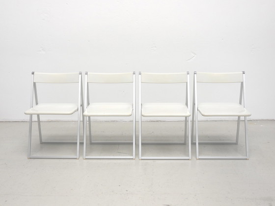 Image 1 of 4x Klappstuhl von Team Form Ag für Interlubke, 1971.