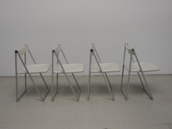 Image 1 of 4x Klappstuhl von Team Form Ag für Interlubke, 1971.