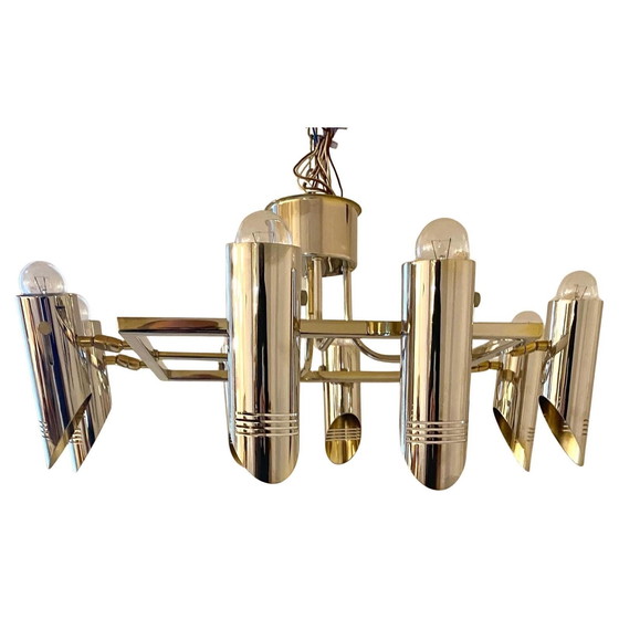 Image 1 of 1X Space Age Multi Lights Deckenleuchte im Stil von Stilnovo, Italien 1970'S