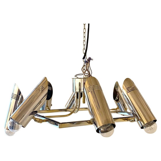 Image 1 of 1X Space Age Multi Lights Deckenleuchte im Stil von Stilnovo, Italien 1970'S