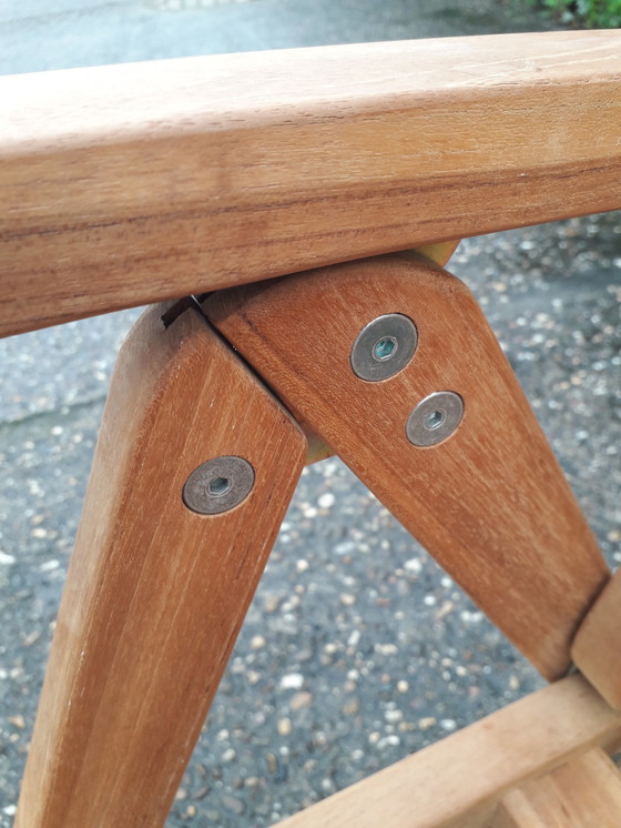 Image 1 of 2x ZGAN Sunyard Veronica Teak-Liegestühle