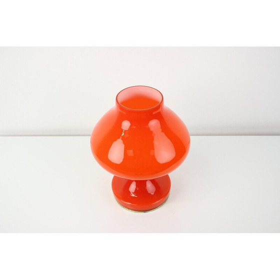 Image 1 of Vintage Tischlampe aus Glas und Metall von Stepan Tabery, Tschechoslowakei 1970er Jahre