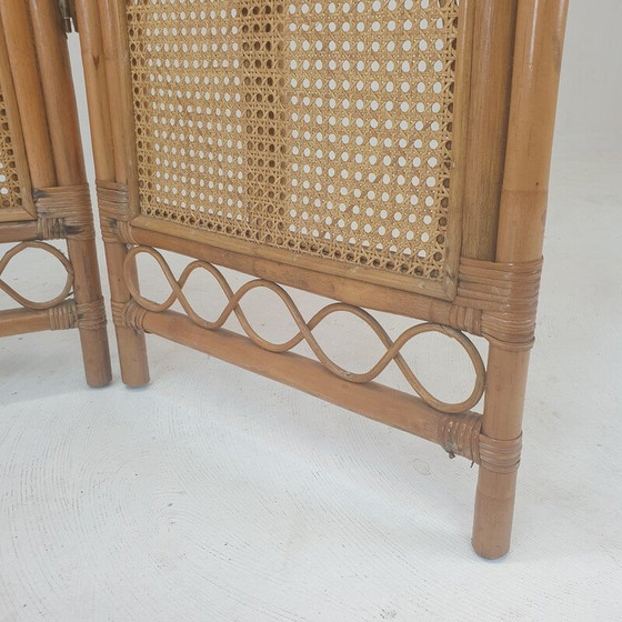 Image 1 of Italienischer Vintage-Raumteiler aus Rattan und Weide, 1960er Jahre