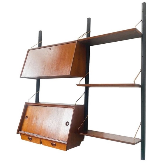 Image 1 of Louis van Teeffelen Wandschrank Dänisches Design Wandsystem Webe 1960s