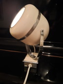 Space Age Weißer Augapfel Tisch/Wandlampe 1960s