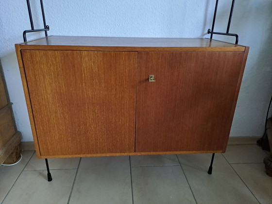 Image 1 of Omnia Regalsystem/Modul Ernst Dieter Hilker Teak Wandregal